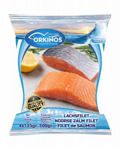  LACHSFILET NOORSE 500GR  4X125 gr (1 karton / 10 Stk)