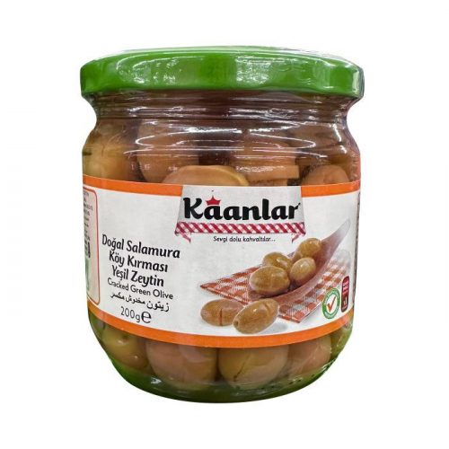 Kaanlar Yeşil Kırma Zeytin 200 gr 