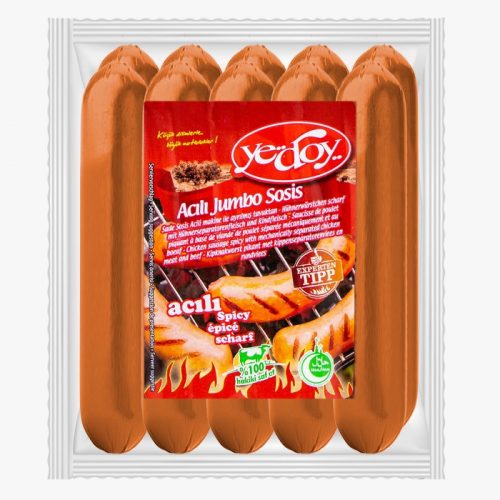 Yedoy Jumbo Sosis Acılı 1 kg