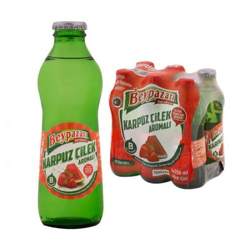 Beypazarı Karpuz-Çilek Soda 6x200 ml