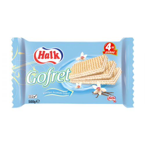 Halk Sade Gofret 500 gr 