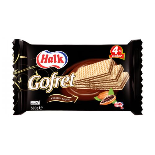 Halk Kakaolu Gofret 500 gr 