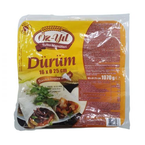 Öz-Yıl Dürüm Lavaş 1070 gr (25 cm)  