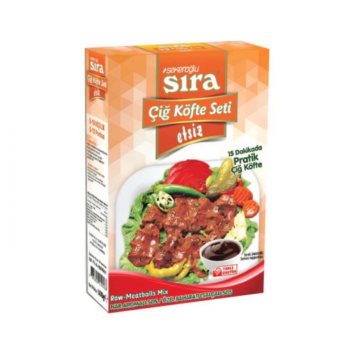 Sıra Çiğ Köfte Seti (etsiz) 500 gr 