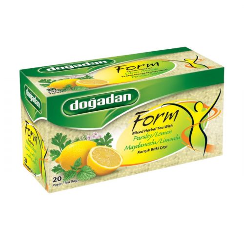 Doğadan form maydanoz & limonlu bitki çayı  20 adet