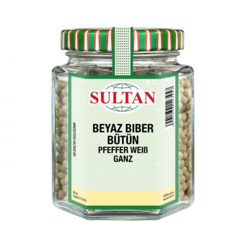 Sultan Beyaz Biber Bütün 90 gr 