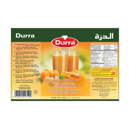 DURRA kuru kayısı 400 gr