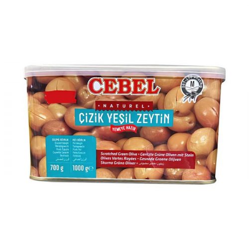 Cebel Çizik Yeşil Zeytin 700 gr 