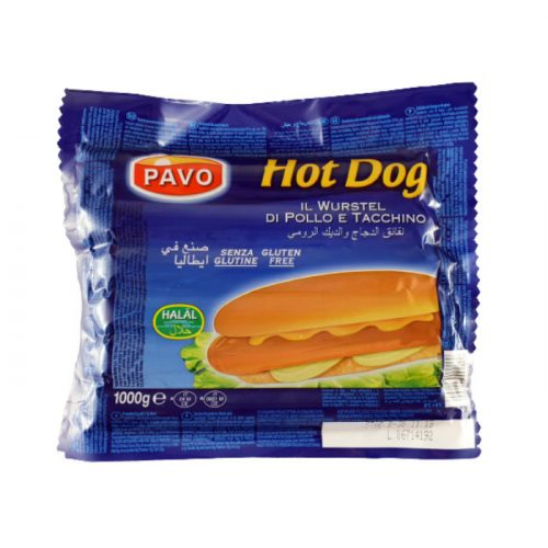 Pavo Hot Dog Sosis 1000 gr