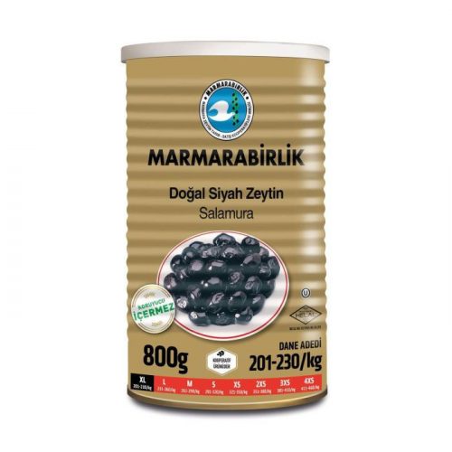 Marmarabirlik Siyah Zeytin (mega) 800 gr