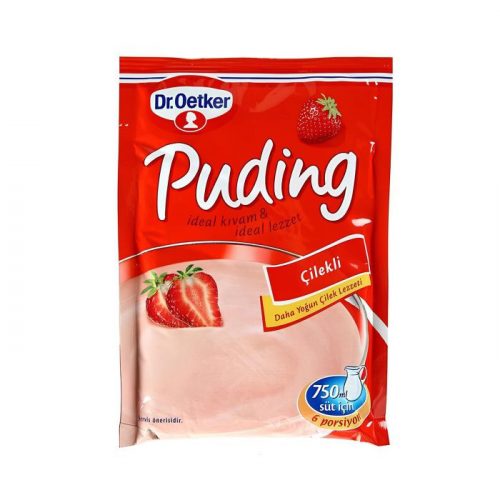 Dr. Oetker Puding Çilekli 120 gr  