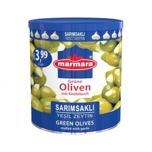 Marmara Sarımsaklı Yeşil Zeytin 400 gr 