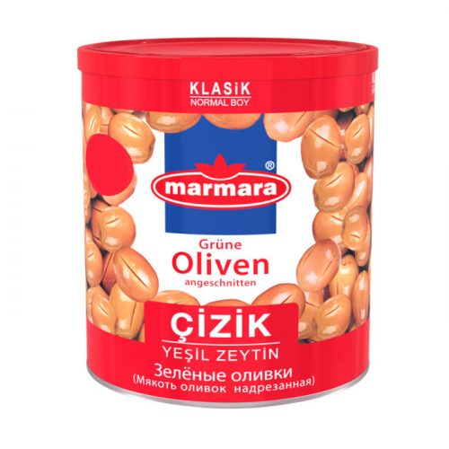 Marmara Yeşil Zeytin (çizik) 400 gr